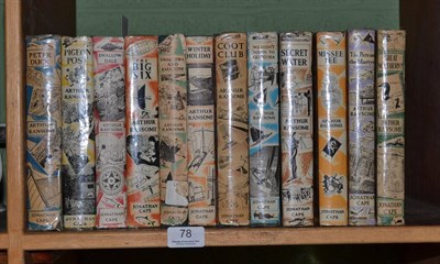 Lot 78 - Arthur Ransome, Swallows and Amazons Series, 12 volumes, dust wrappers