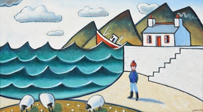 Lot 180 - Jonathan Armigel Wade (b.1960) "Beside the Sea"...