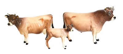 Lot 144 - Beswick Jersey Cattle Comprising: Bull Ch....