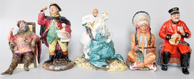 Lot 266 - Royal Doulton Figures, Including: 'The Chief',...