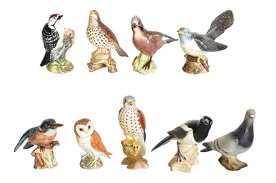 Lot 147 - Beswick Birds Including: Lesser Spotted...
