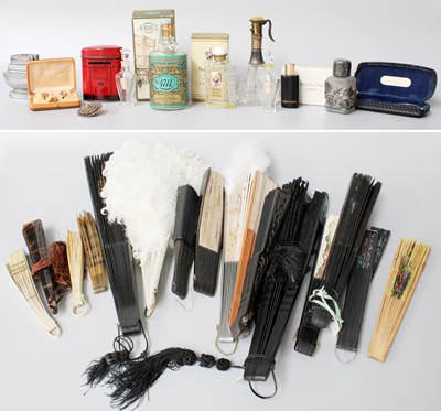 Lot 259 - A Quantity of Assorted Fans, including ostrich...