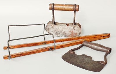 Lot 237 - Canadiana, a 19th century 'Pie lifter' and two...