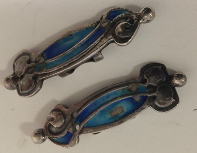 Lot 606 - An Arts & Crafts Silver and Enamel Belt, by...