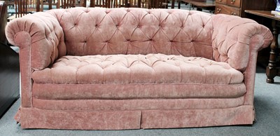 Lot 1280 - A Chesterfield Style Buttoned Sofa, 183cm