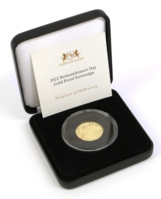 Lot 295 - Alderney, Proof Sovereign 2022, (.917 gold,...