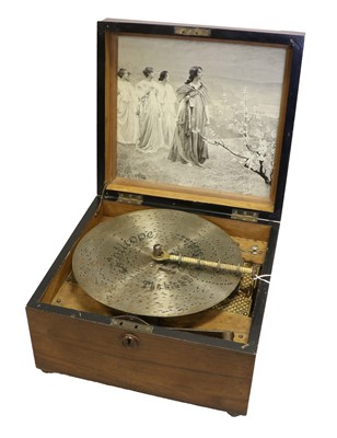 Lot 3141 - A 9.1/4-Inch Kalliope Disc Musical Box