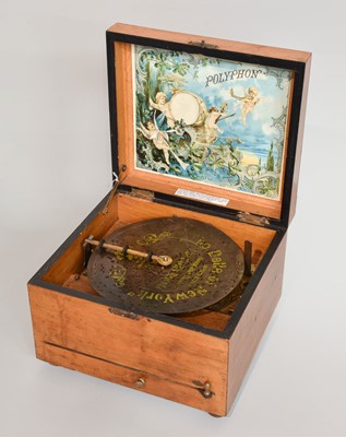 Lot 3181 - An 8-Inch Polyphon Disc Musical Box