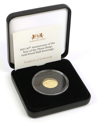 Lot 294 - 4x Commemorative Half Sovereigns, (all .917...