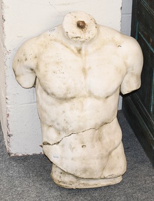 Lot 1242 - A Greco Roman Style Torso Sculpture, 70cm