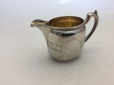 Lot 2364 - A Three-Piece American Coin Silver Tea-Service