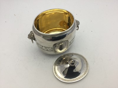 Lot 2364 - A Three-Piece American Coin Silver Tea-Service