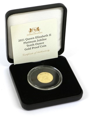 Lot 356 - Solomon Islands, Gold Proof $10 2021, (.917...