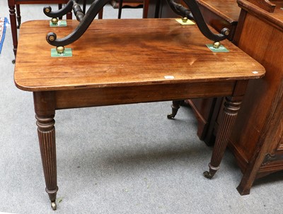 Lot 1263 - A William IV Mahogany Library Table, 112cm by...