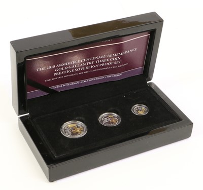 Lot 288 - Tristan Da Cunha, Three-Coin Proof Sovereign...