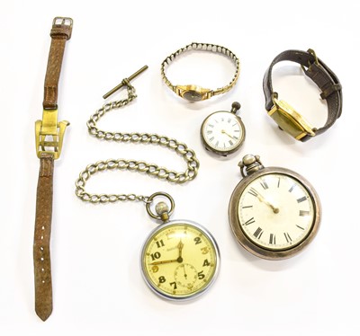 Lot 85 - A 9 Carat Gold Wristwatch, A Lady's 18 Carat...