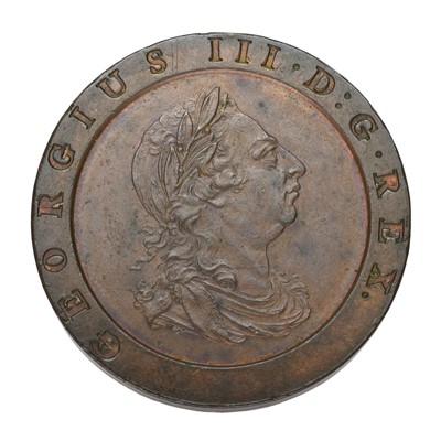 Lot 150 - George III, 'Cartwheel' Twopence 1797,...