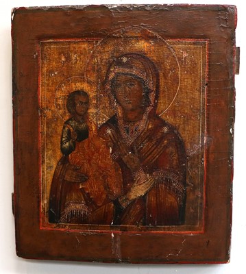 Lot 1113 - An Early 19th century Orthodox Icon, probably...