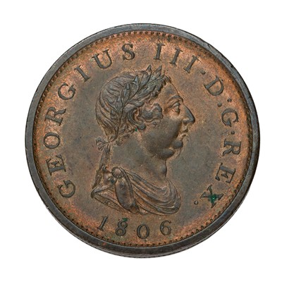 Lot 152 - George III, Penny 1806, (S.3780); two minor...