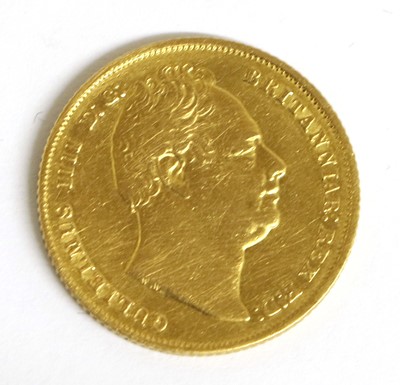 Lot 102 - William IV, Sovereign 1831, obv. first bust...