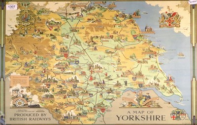 Lot 1307 - Clark (Estra), A Map of Yorkshire. British...