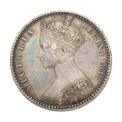 Lot 209 - Victoria, 'Godless' Florin 1849, (Bull 2815,...