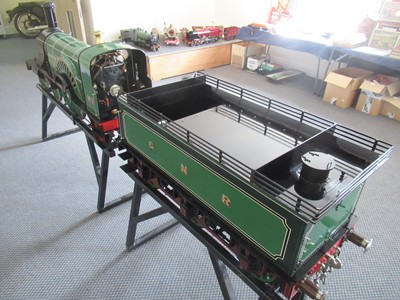 Lot 653 - Finely Engineered 10 1/4" Gauge 4-2-2 Stirling Single Class No.1 Locomotive