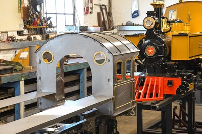 Lot 710 - Part Constructed  10 1/4" Gauge 0-8-0 Tender Locomotive