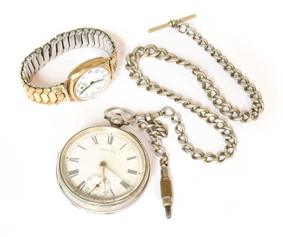 Lot 37 - A J.W.Benson, 9-carat Gold Wristwatch, and a...