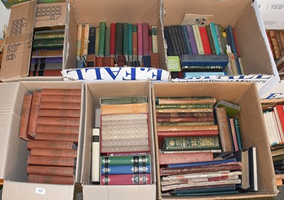 Lot 368 - Twelve Boxes of Books, to include: The Novels...