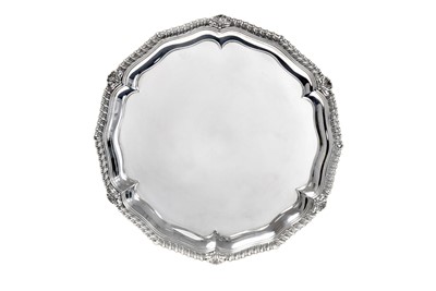 Lot 2434 - A Victorian Silver Salver