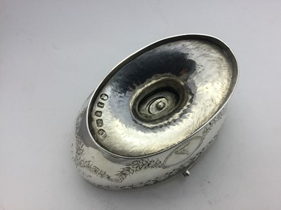 Lot 2325 - A George III Silver Sugar-Basket and A George III Silver Liner