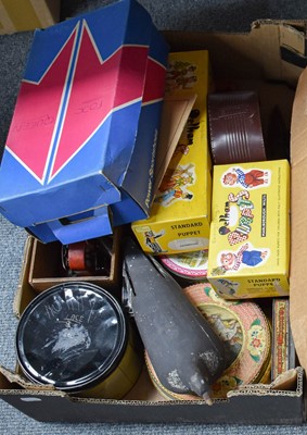 Lot 352 - Various Items Including, Pelham puppets, tins,...