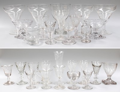 Lot 317 - 19th Century and Later Glasses, including...