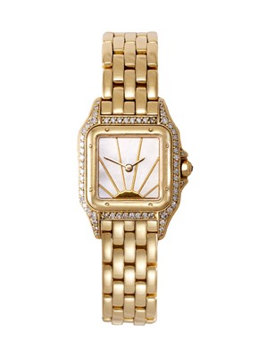Lot 2187 - Cartier: A Lady's 18 Carat Gold Diamond Set...