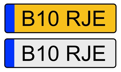 Lot 693 - Cherished Registration B10 RJE, with retention...