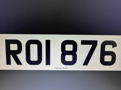 Lot 695 - Cherished Registration ROI 876 , with...