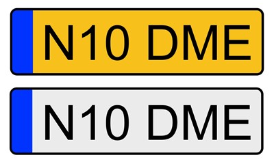 Lot 692 - Cherished Registration N10 DME, with retention...