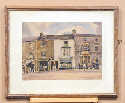 Lot 636 - Fred Lawson (1888-1968) "Leyburn Shops" Signed...