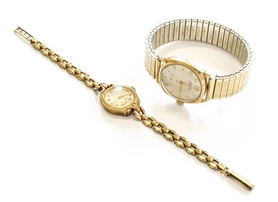 Lot 150 - A Gents 9 Carat Gold Rotary Wristwatch, and a...