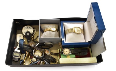 Lot 162 - A Selection of Watches, consisting of a silver...