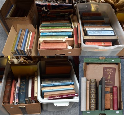 Lot 329 - Seven Boxes of Books, including interesting...