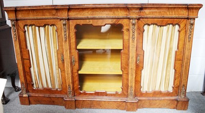 Lot 1313 - A 19th Century Walnut Breakfront Chiffoniere...