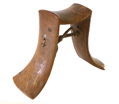 Lot 171 - An East African Staff, circa 1930, the figural...