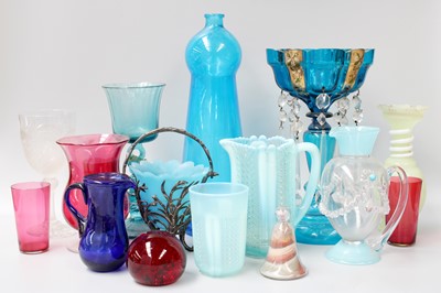 Lot 284 - Various 19th Century and Later Glass;...