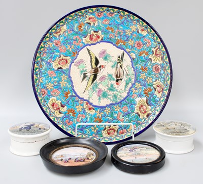 Lot 283 - An Early 20th Century French Faience Charger,...