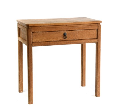 Lot 824 - Yorkshire School: An Oak Side Table, single...