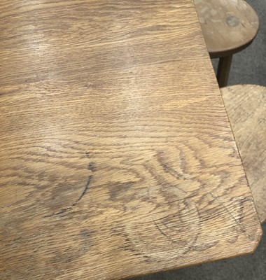 Lot 824 - Yorkshire School: An Oak Side Table, single...