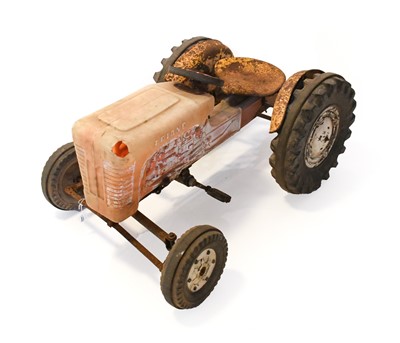 Lot 664 - A 1960's Plastic Bodied Triang Pedal Tractor,...