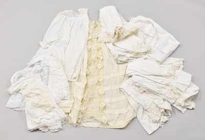 Lot 2230 - Assorted Victorian & Edwardian Baby Gowns and...